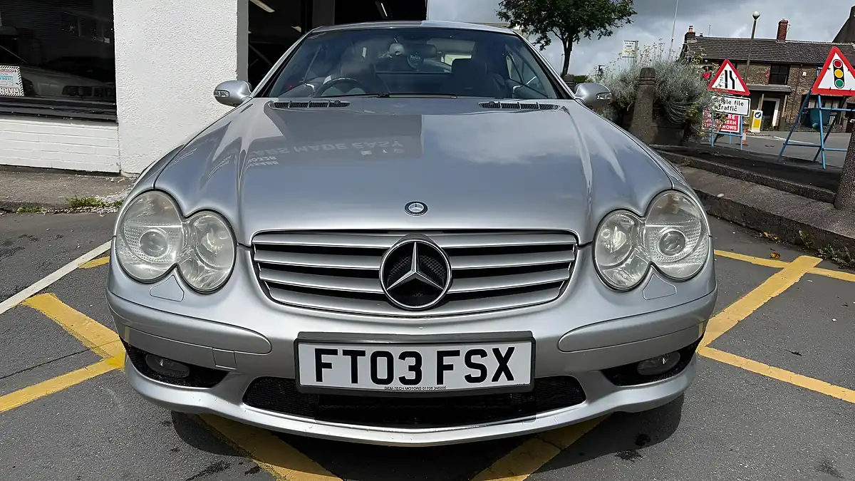 Used 2003 Mercedes-Benz Sl SL55 AMG Silver - Interior and Exterior details 15