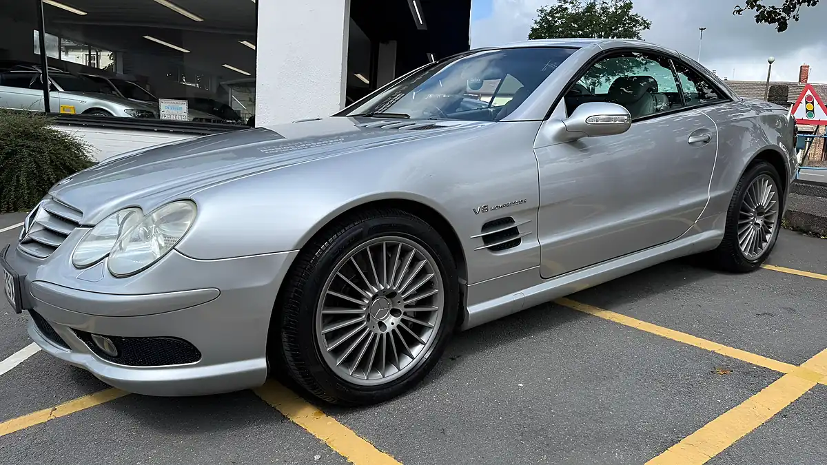 Used 2003 Mercedes-Benz Sl SL55 AMG Silver - Interior and Exterior details 16