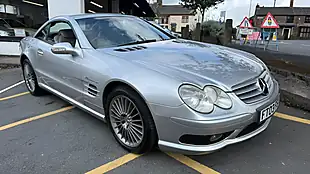 Used 2003 Mercedes-Benz Sl SL55 AMG Silver - Interior and Exterior details 17