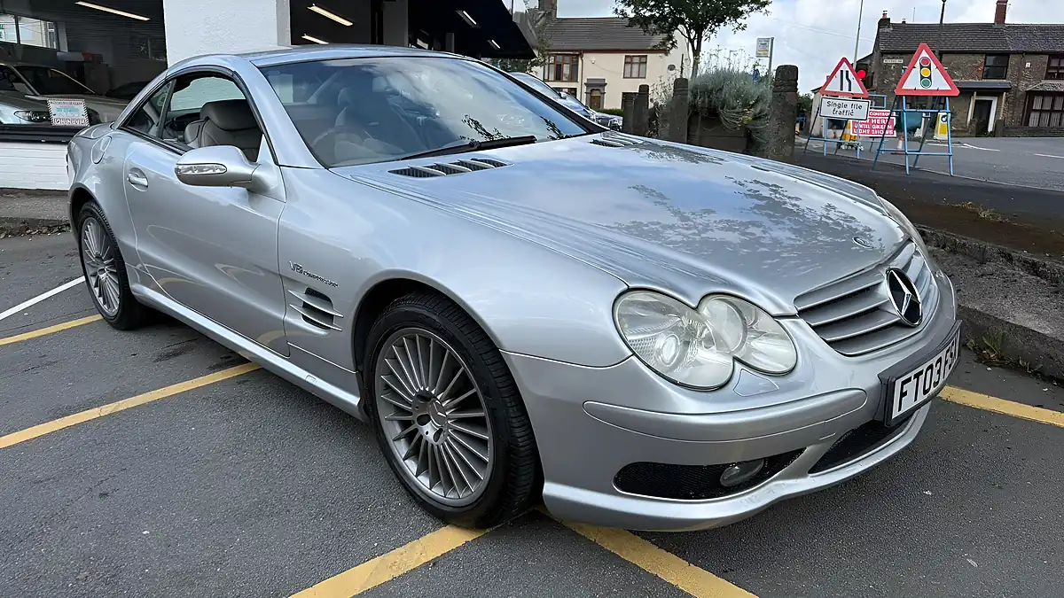 Used 2003 Mercedes-Benz Sl SL55 AMG Silver - Interior and Exterior details 17