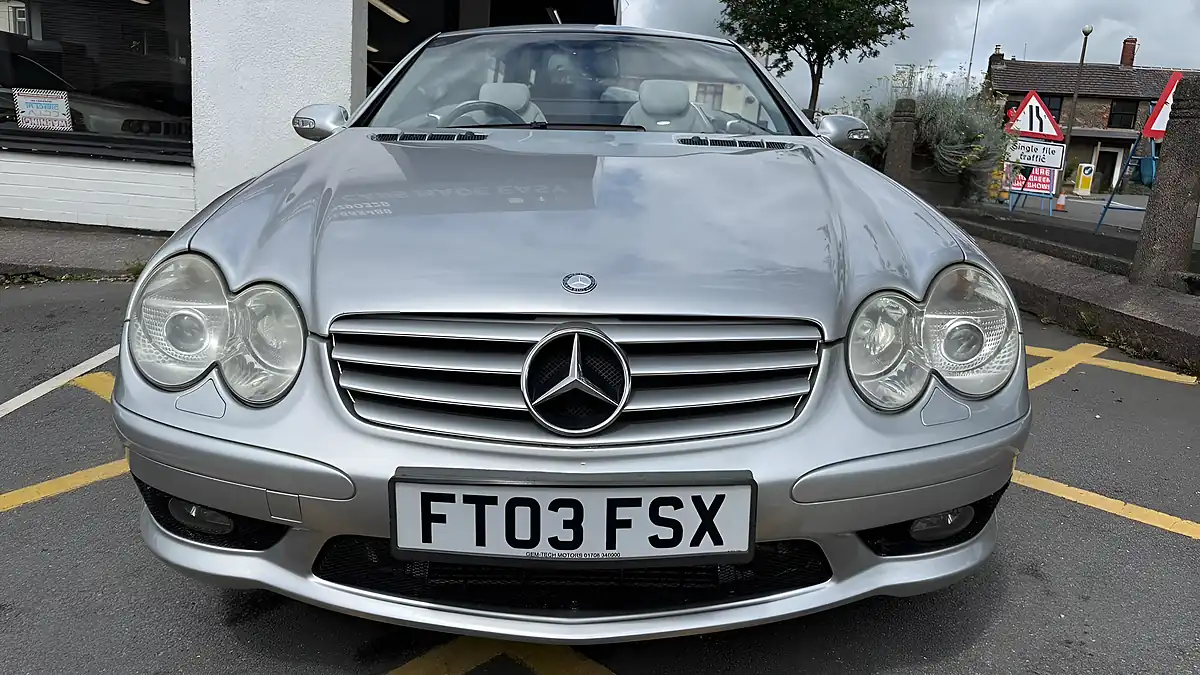 Used 2003 Mercedes-Benz Sl SL55 AMG Silver - Interior and Exterior details 2