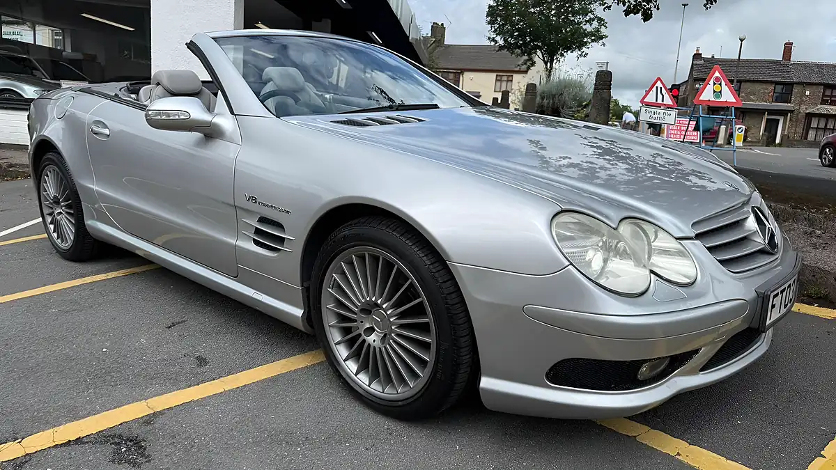 Used 2003 Mercedes-Benz Sl SL55 AMG Silver - Interior and Exterior details 5