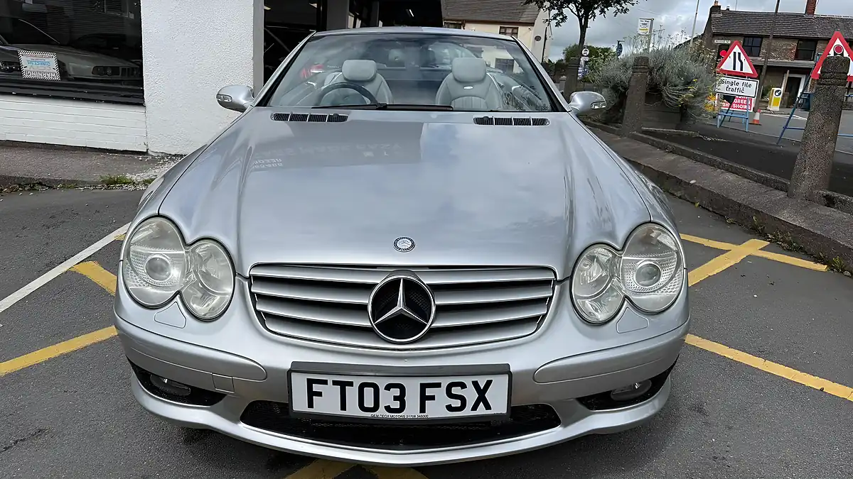 Used 2003 Mercedes-Benz Sl SL55 AMG Silver - Interior and Exterior details 6