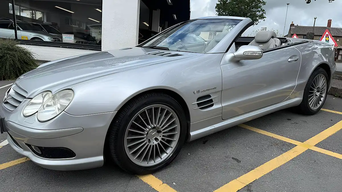 Used 2003 Mercedes-Benz Sl SL55 AMG Silver - Interior and Exterior details 7