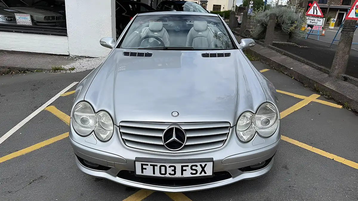 Used 2003 Mercedes-Benz Sl SL55 AMG Silver - Interior and Exterior details 9