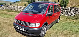 Used 2003 Mercedes-Benz Vito 108 Red - Interior and Exterior details 2