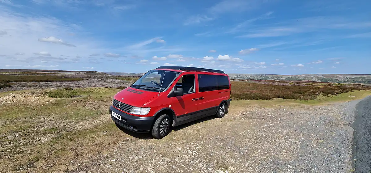 Used 2003 Mercedes-Benz Vito 108 Red - Interior and Exterior details 4