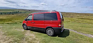 Used 2003 Mercedes-Benz Vito 108 Red - Interior and Exterior details 5