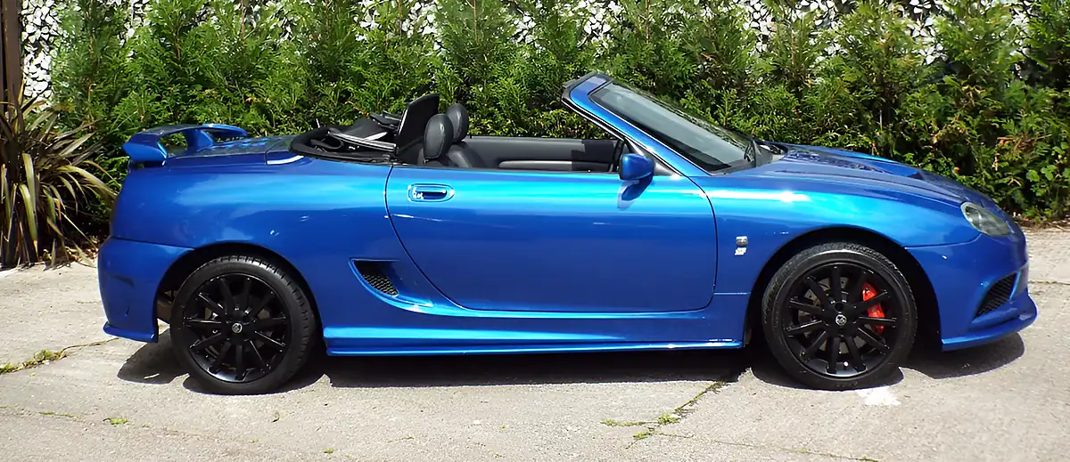 Used 2003 MG Tf Convertible Blue - Interior and Exterior details 3
