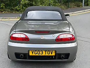 Used 2003 MG Tf Convertible Grey - Interior and Exterior details 2