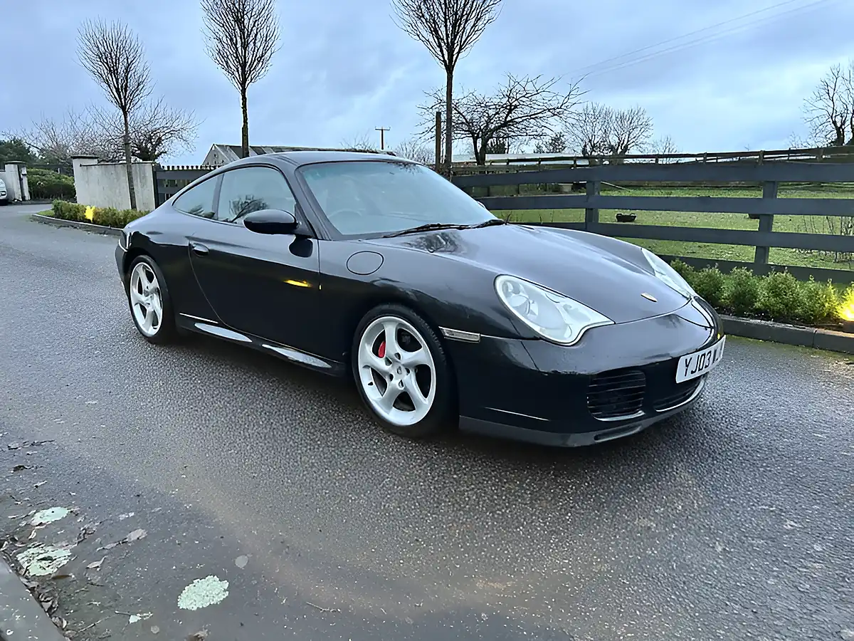 Used 2003 Porsche 911 Carrera 4S Widebody Basalt Black Metallic - Interior and Exterior details 2
