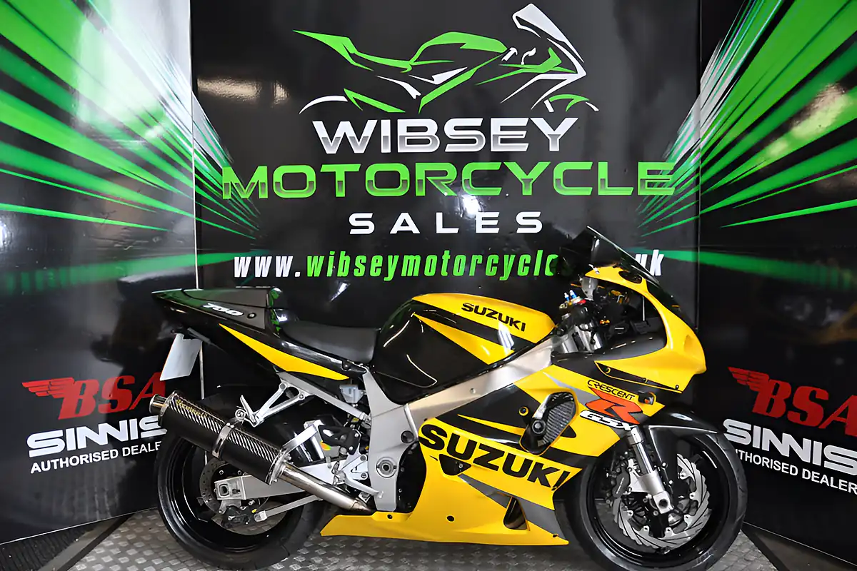 Used 2003 Suzuki GSXR750 Yellow - Front View