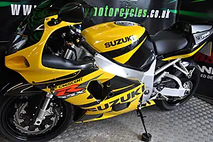Used 2003 Suzuki GSXR750 Yellow - Interior and Exterior details 2