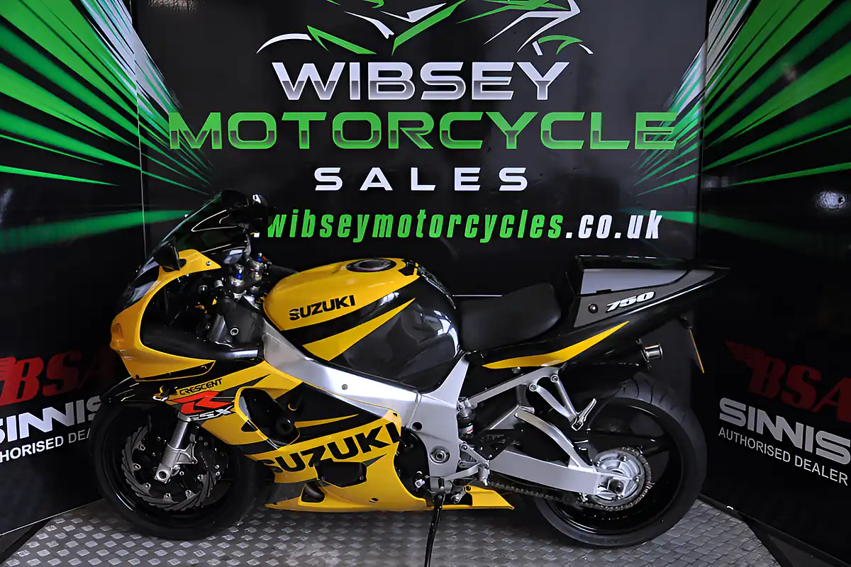 Used 2003 Suzuki GSXR750 Yellow - Interior and Exterior details 3