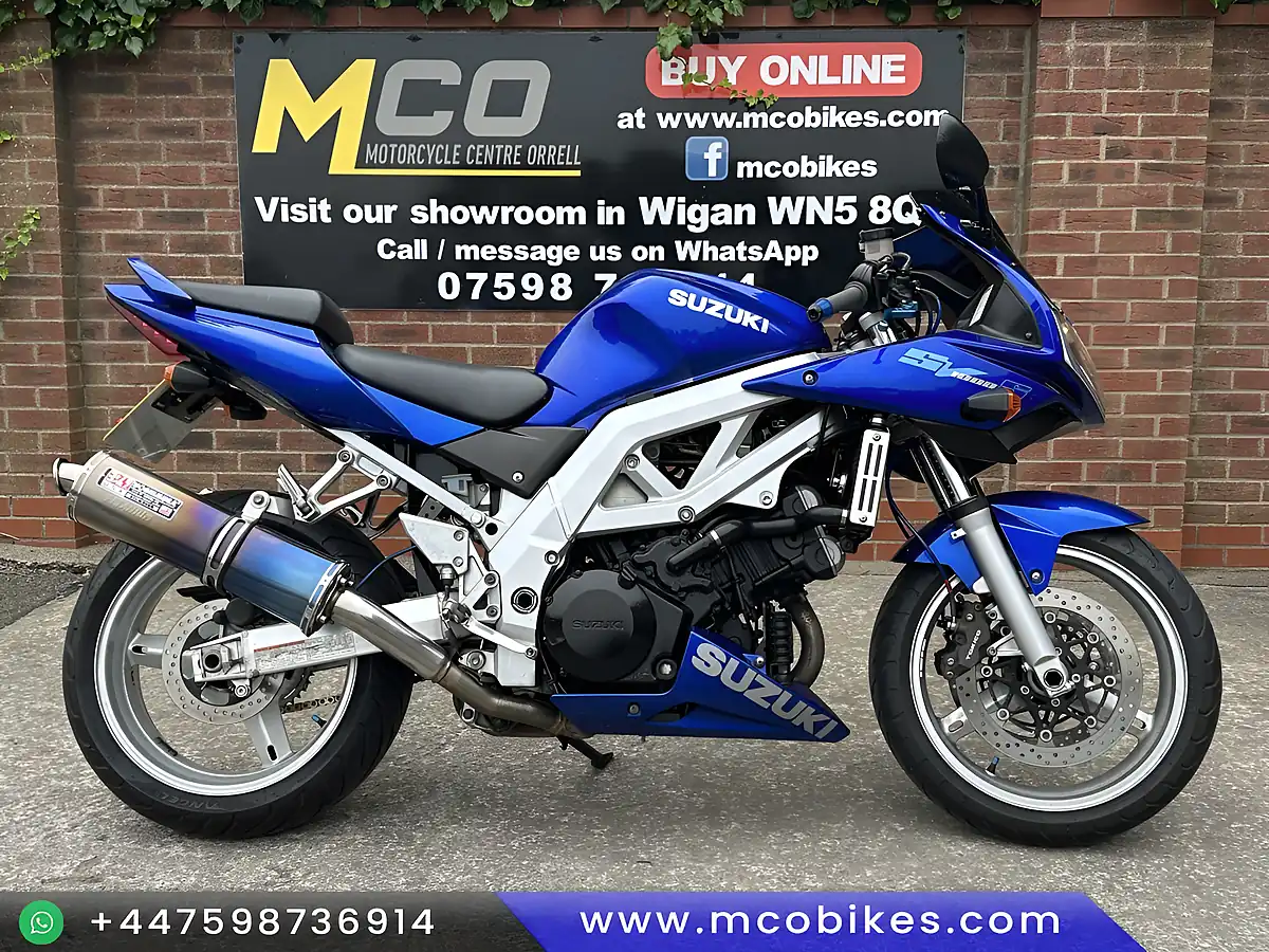 Used 2003 Suzuki SV1000 SK3 Blue - Front View