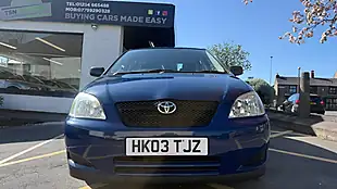 Used 2003 Toyota Corolla T2 Blue - Interior and Exterior details 9