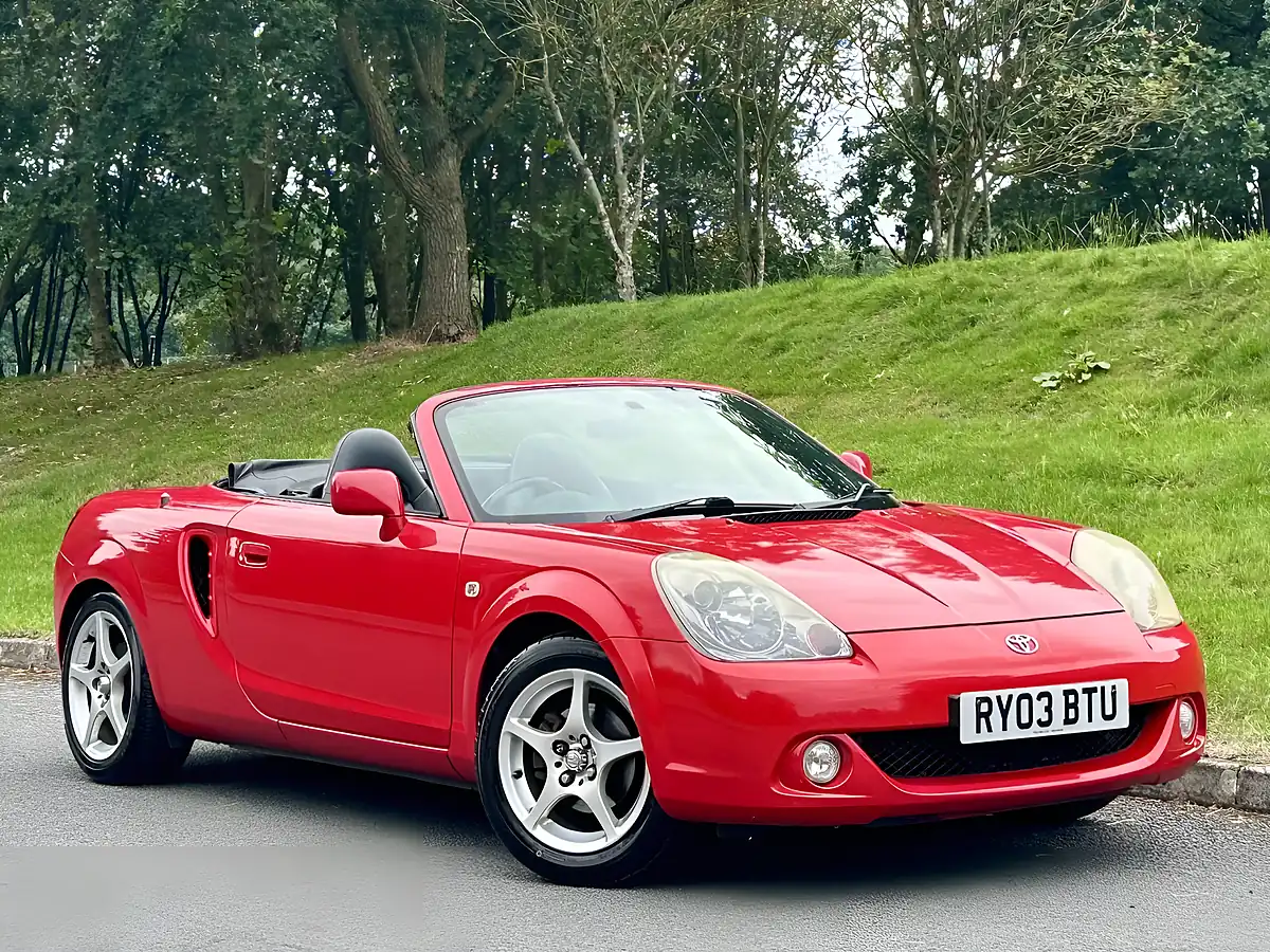 Used 2003 Toyota MR2 Roadster Red - Front View