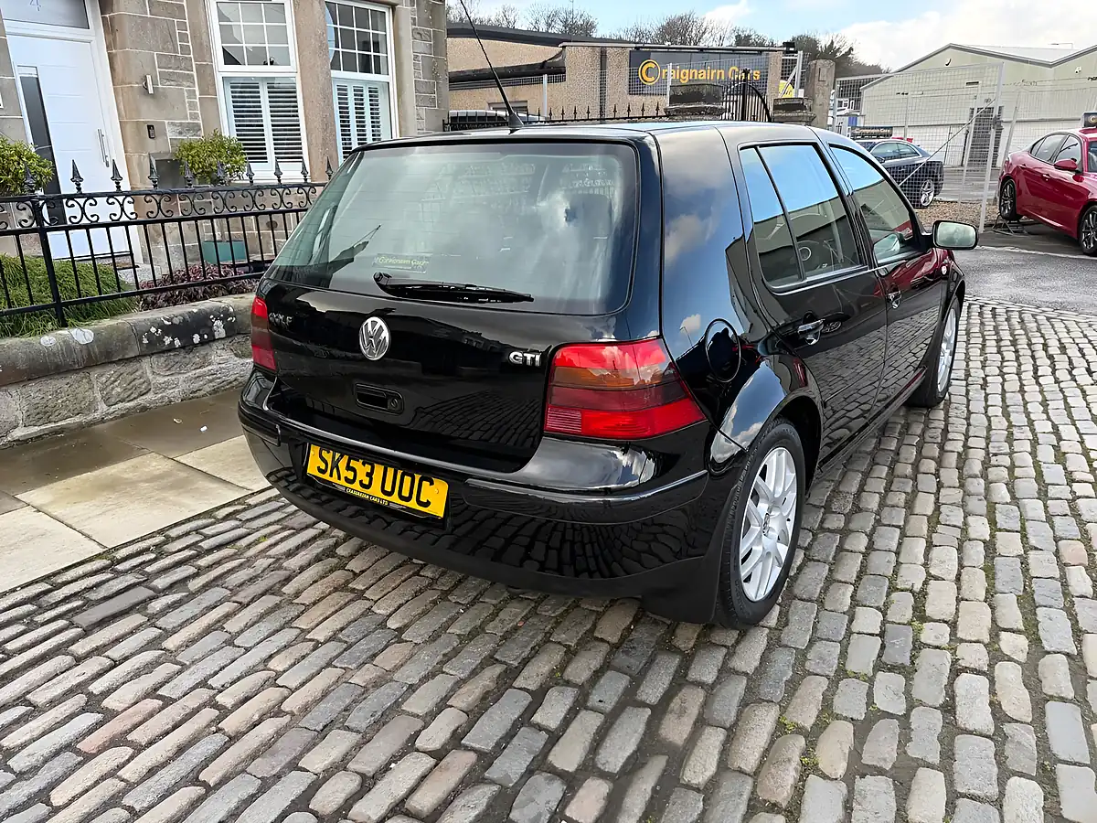 Used 2003 Volkswagen Golf GTI Black - Interior and Exterior details 10