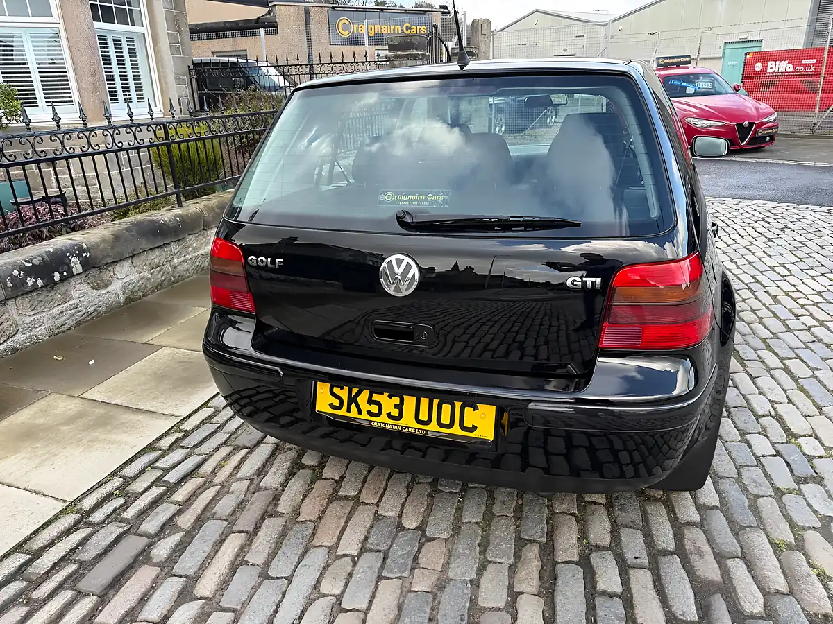 Used 2003 Volkswagen Golf GTI Black - Interior and Exterior details 16
