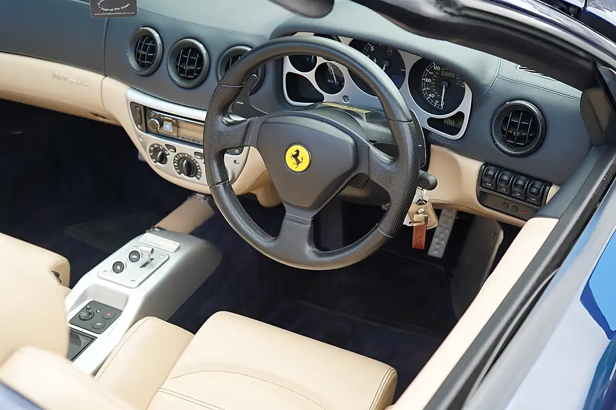 Used 2004 Ferrari 360 Spider Blue - Interior and Exterior details 10