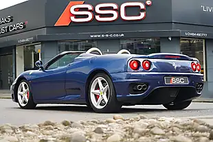 Used 2004 Ferrari 360 Spider Blue - Interior and Exterior details 2