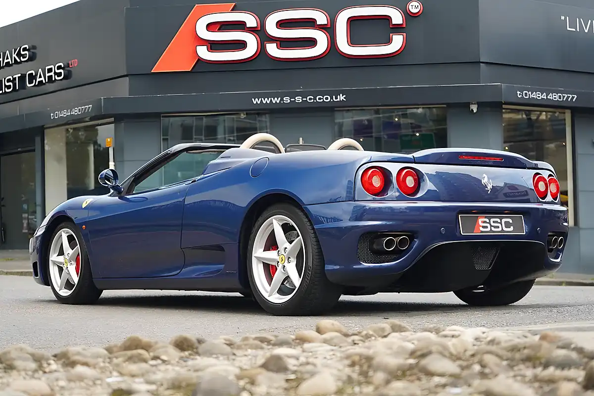Used 2004 Ferrari 360 Spider Blue - Interior and Exterior details 2