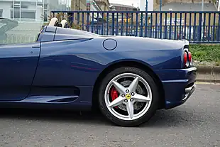 Used 2004 Ferrari 360 Spider Blue - Interior and Exterior details 8