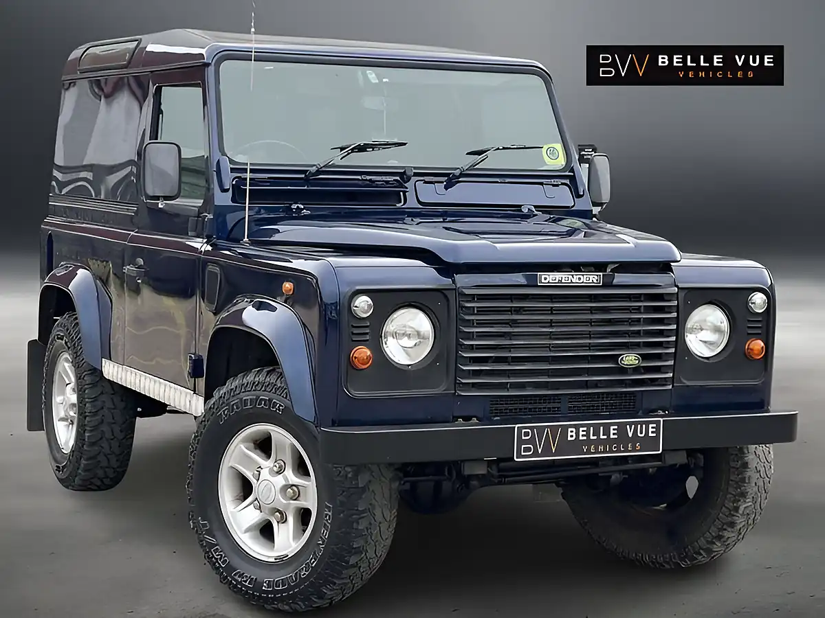 Used 2004 Land Rover Defender 90 County Blue - Front View