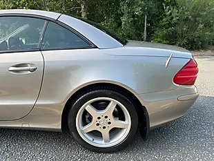 Used 2004 Mercedes-Benz Sl Class Convertible Cubanite Silver Metallic - Interior and Exterior details 10