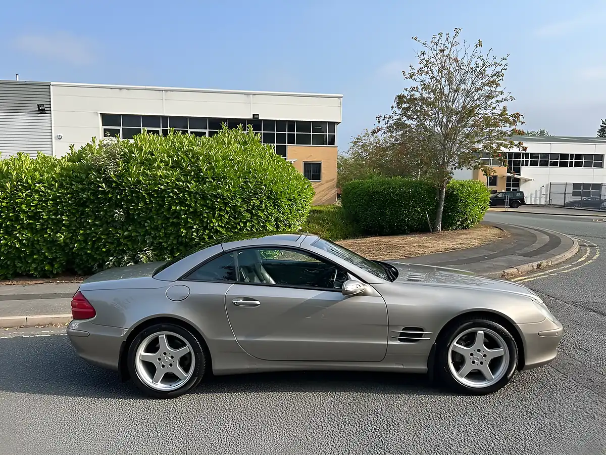 Used 2004 Mercedes-Benz Sl Class Convertible Cubanite Silver Metallic - Interior and Exterior details 3