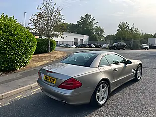 Used 2004 Mercedes-Benz Sl Class Convertible Cubanite Silver Metallic - Interior and Exterior details 4
