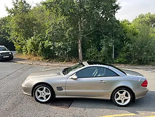 Used 2004 Mercedes-Benz Sl Class Convertible Cubanite Silver Metallic - Interior and Exterior details 7