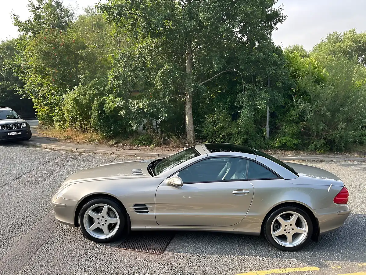 Used 2004 Mercedes-Benz Sl Class Convertible Cubanite Silver Metallic - Interior and Exterior details 7