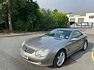 Used 2004 Mercedes-Benz Sl Class Convertible Cubanite Silver Metallic - Interior and Exterior details 8