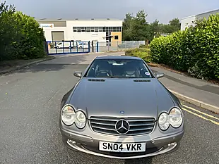 Used 2004 Mercedes-Benz Sl Class Convertible Cubanite Silver Metallic - Interior and Exterior details 9