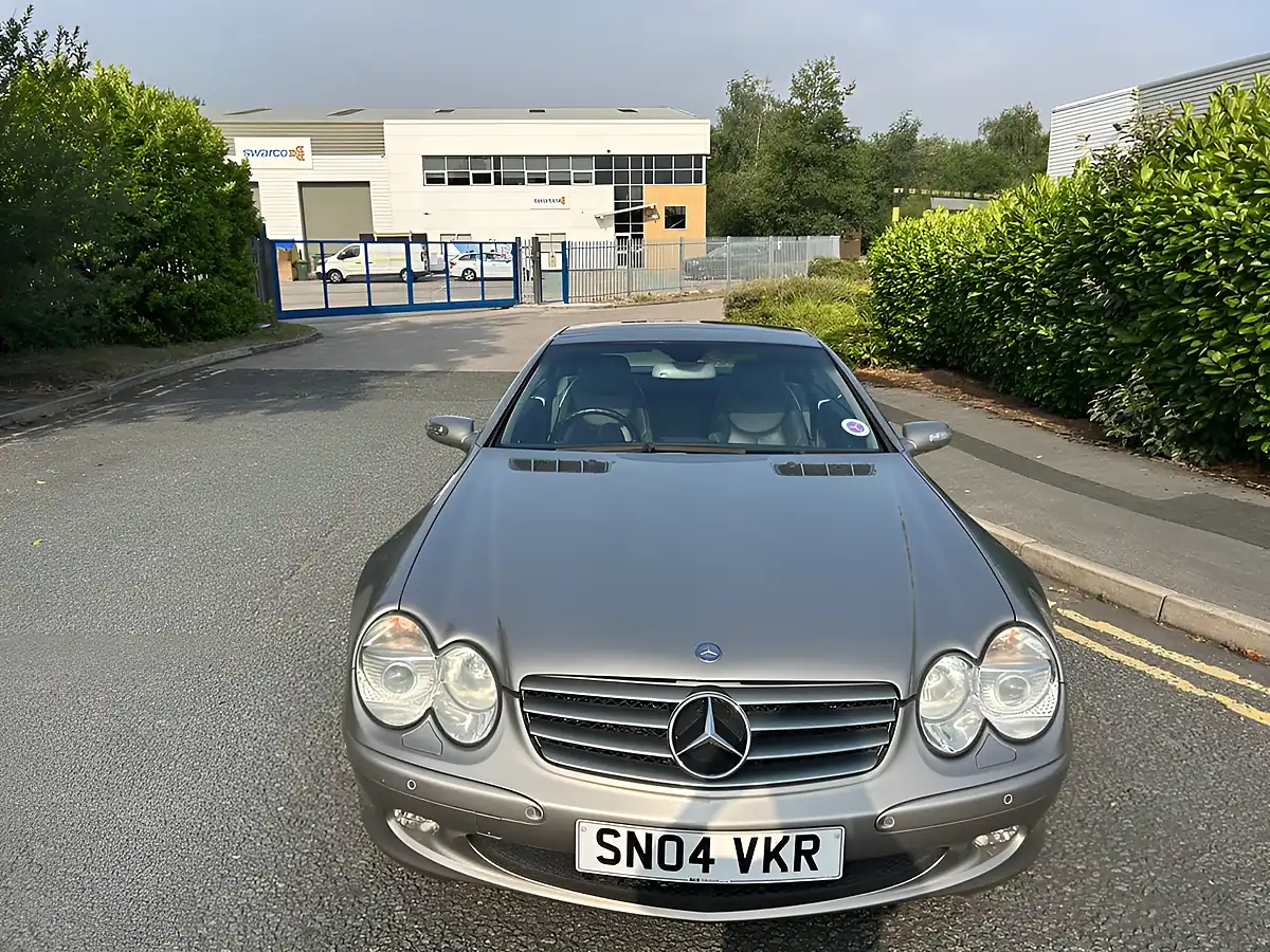 Used 2004 Mercedes-Benz Sl Class Convertible Cubanite Silver Metallic - Interior and Exterior details 9
