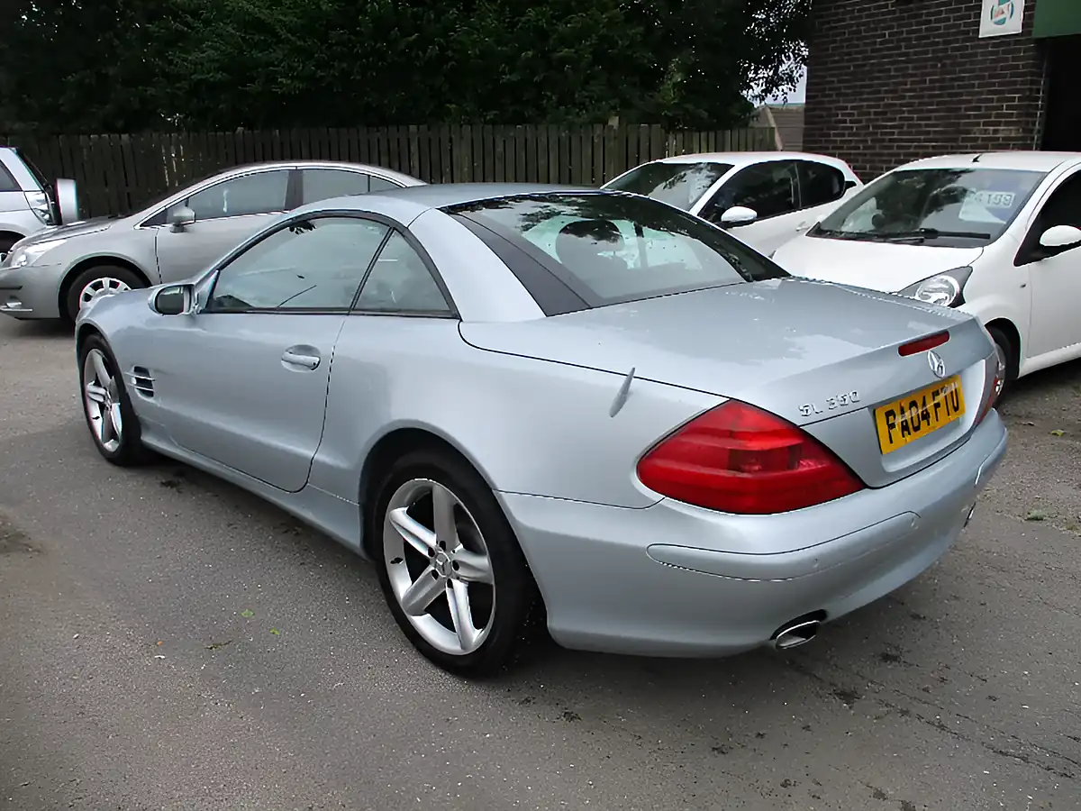 Used 2004 Mercedes-Benz Sl Class Silver - Interior and Exterior details 11