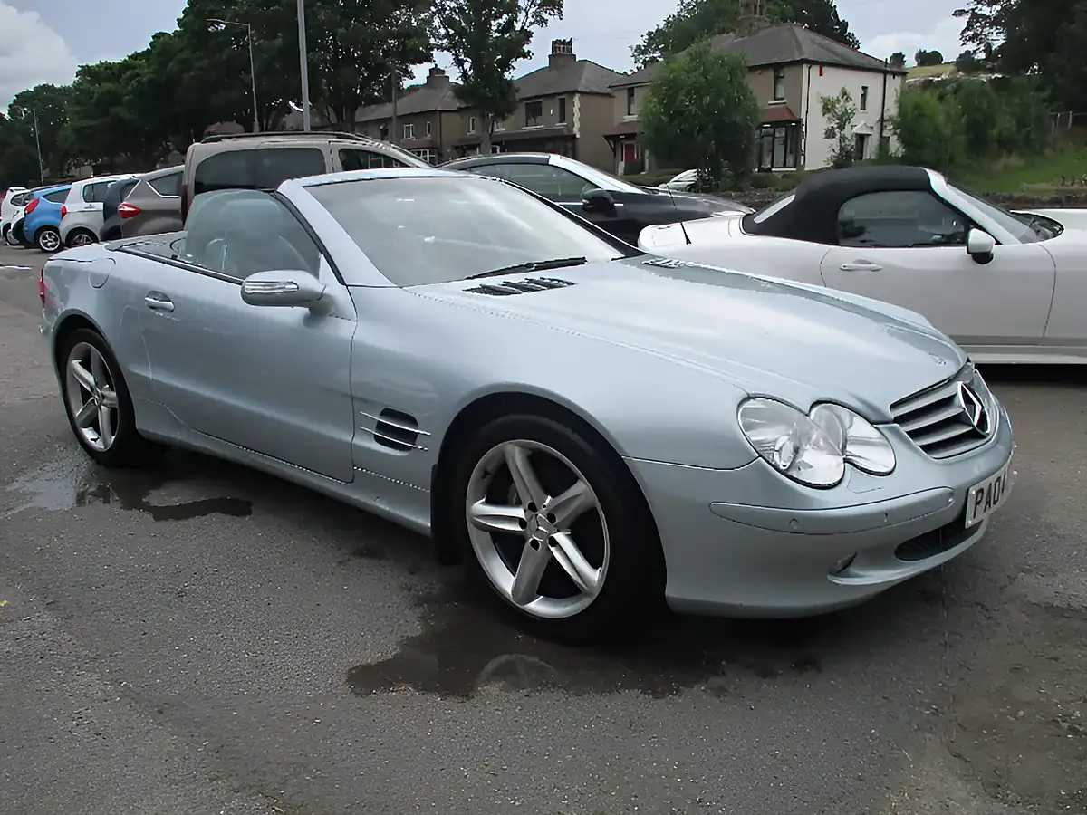 Used 2004 Mercedes-Benz Sl Class Silver - Interior and Exterior details 3