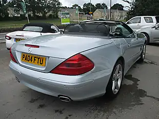 Used 2004 Mercedes-Benz Sl Class Silver - Interior and Exterior details 4