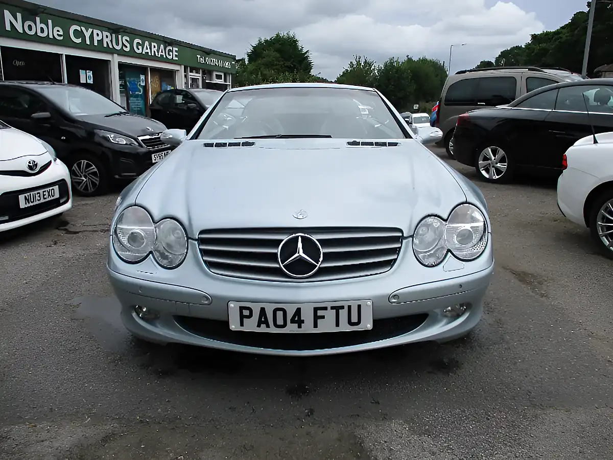 Used 2004 Mercedes-Benz Sl Class Silver - Interior and Exterior details 6
