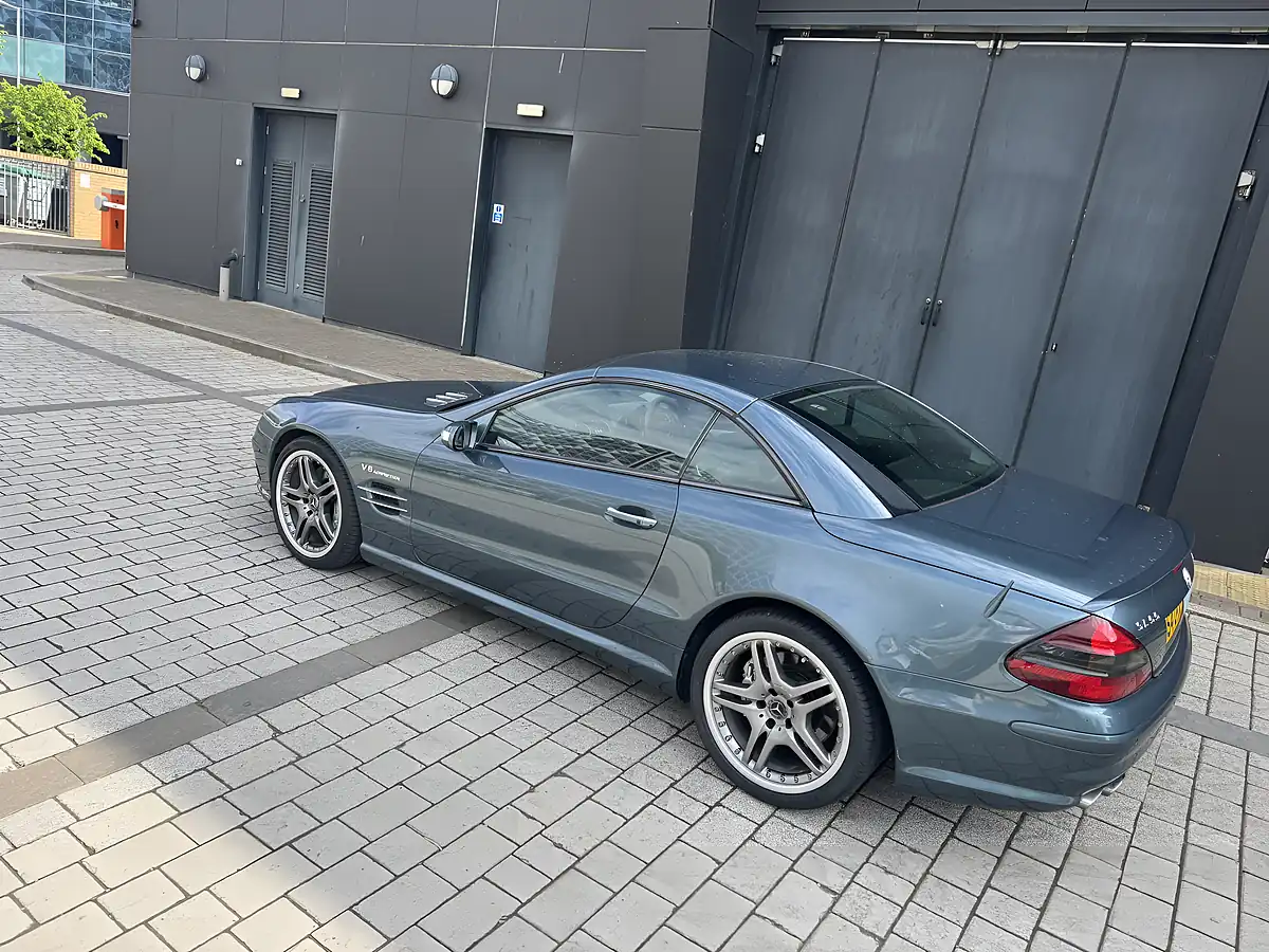 Used 2004 Mercedes-Benz Sl SL55 Kompressor AMG Blue - Interior and Exterior details 17
