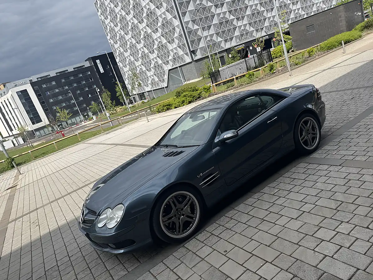 Used 2004 Mercedes-Benz Sl SL55 Kompressor AMG Blue - Interior and Exterior details 18