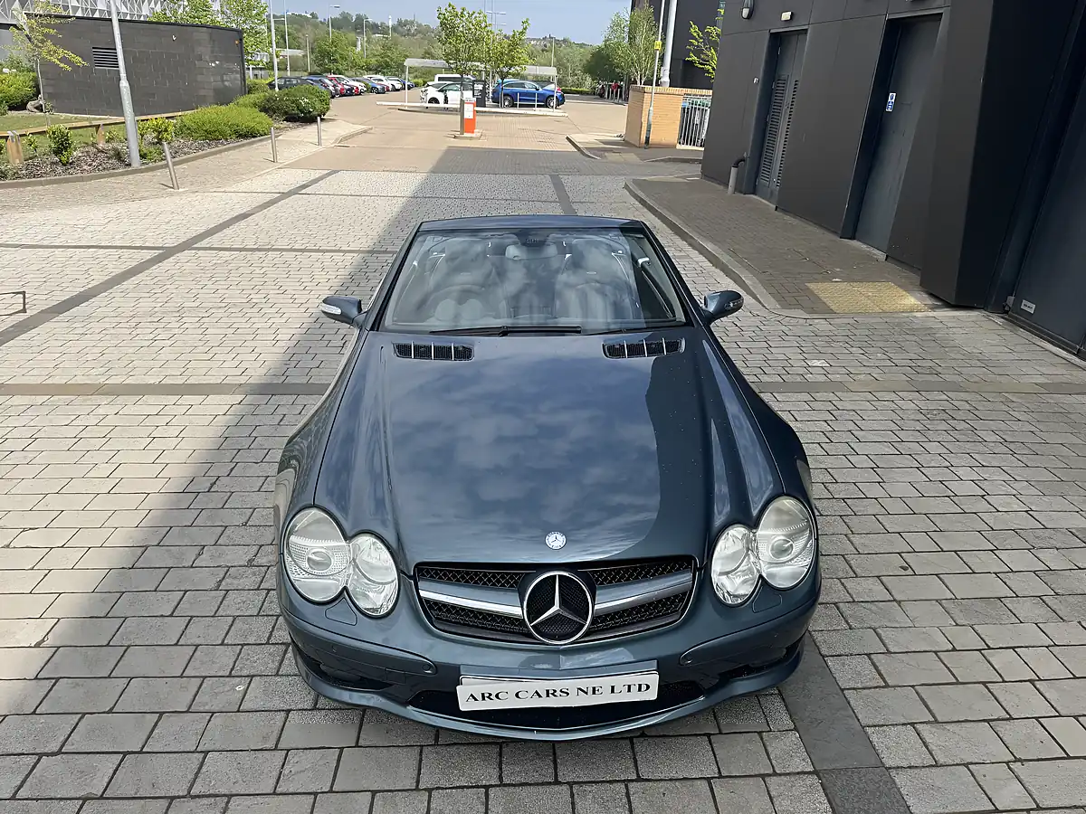 Used 2004 Mercedes-Benz Sl SL55 Kompressor AMG Blue - Interior and Exterior details 2