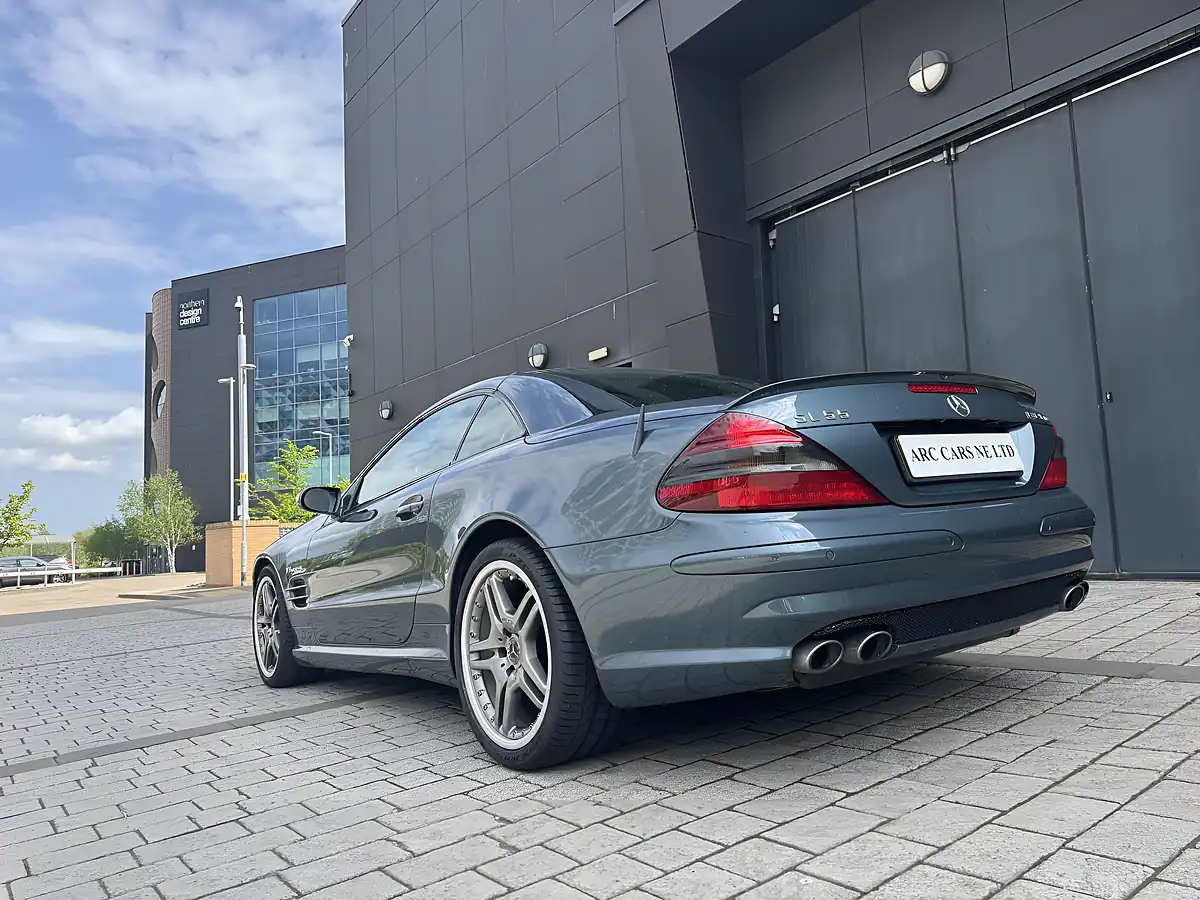 Used 2004 Mercedes-Benz Sl SL55 Kompressor AMG Blue - Interior and Exterior details 3