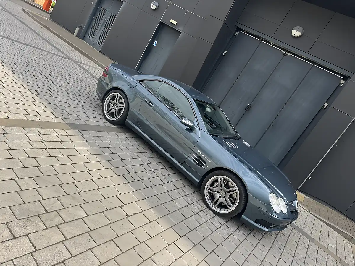 Used 2004 Mercedes-Benz Sl SL55 Kompressor AMG Blue - Interior and Exterior details 5