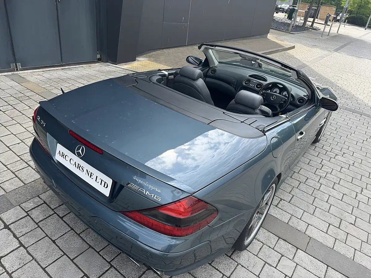 Used 2004 Mercedes-Benz Sl SL55 Kompressor AMG Blue - Interior and Exterior details 6