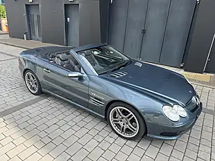 Used 2004 Mercedes-Benz Sl SL55 Kompressor AMG Blue - Interior and Exterior details 7