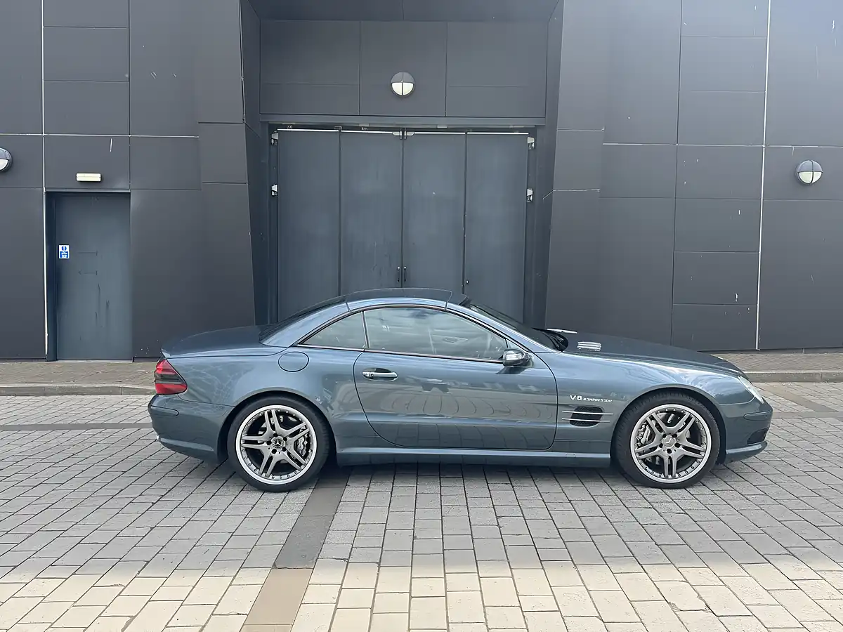 Used 2004 Mercedes-Benz Sl SL55 Kompressor AMG Blue - Interior and Exterior details 8