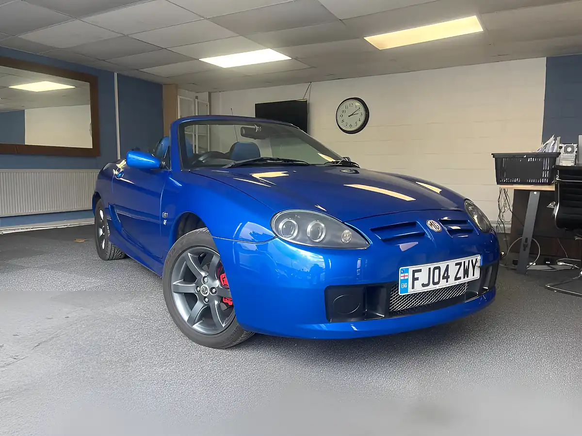 Used 2004 MG Tf Convertible Blue - Front View