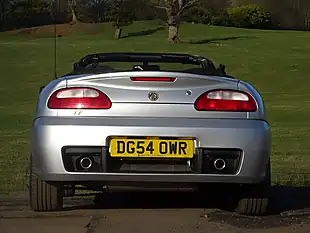 Used 2004 MG Tf Silver - Interior and Exterior details 4